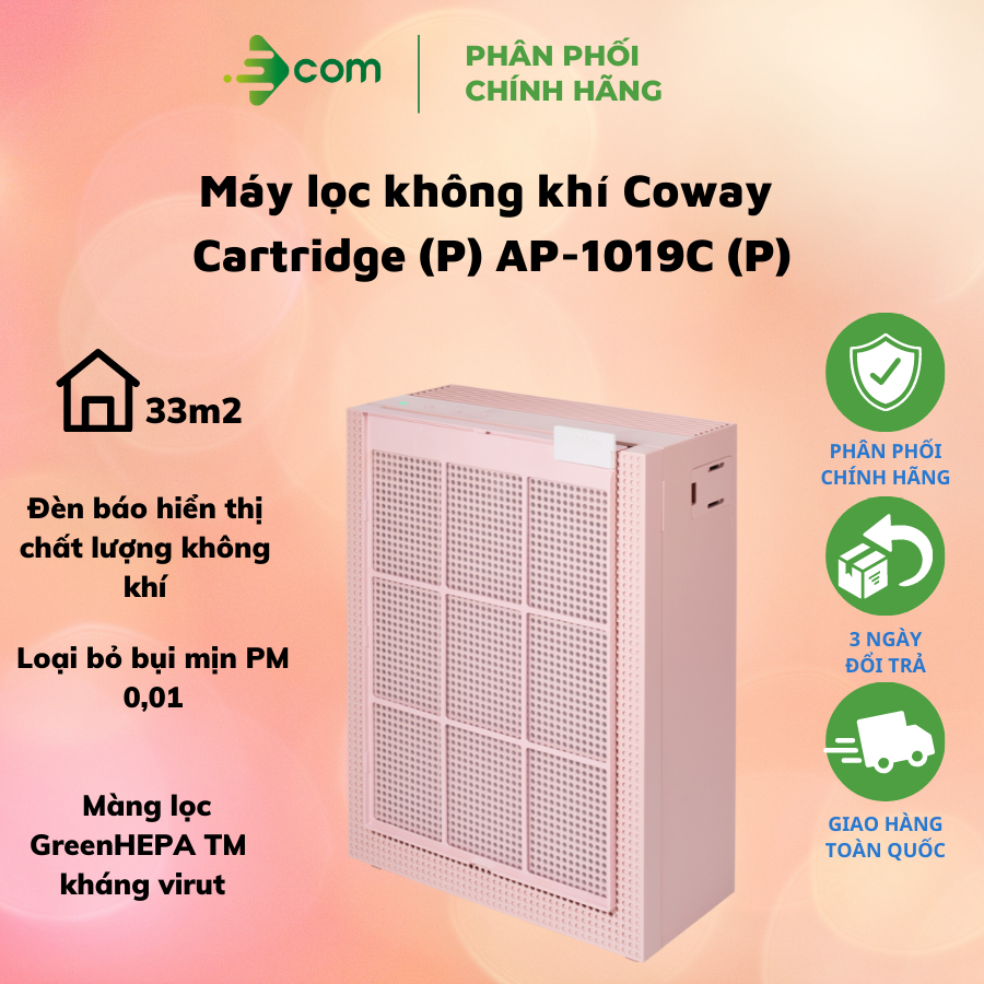 Máy lọc không khí Coway Cartridge (P) AP-1019C (P) - Hàng chính hãng