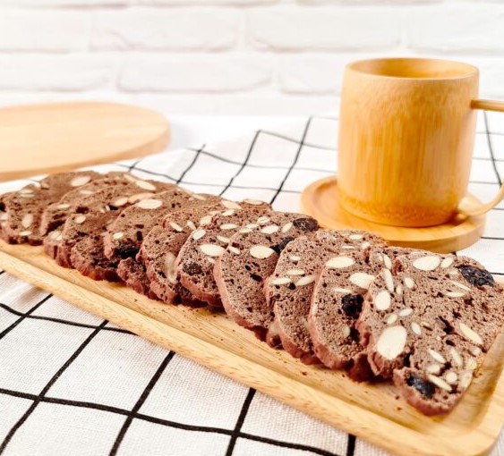 Bánh biscotti Deponte Vị Cacao (Hộp 12 Gói)