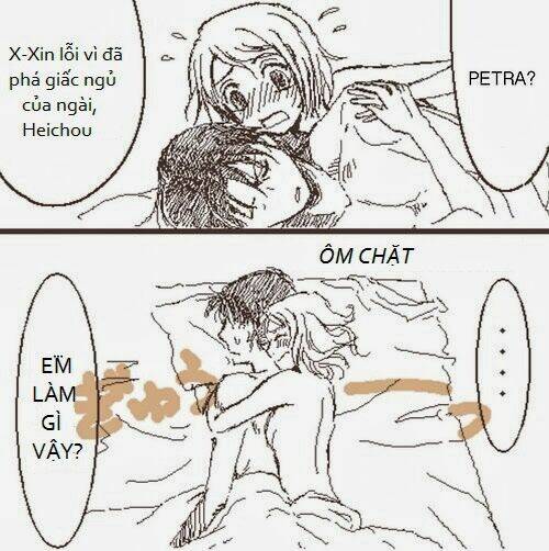 tấn công người khổng lồ - doujinshi rivapetra chapter 4 4