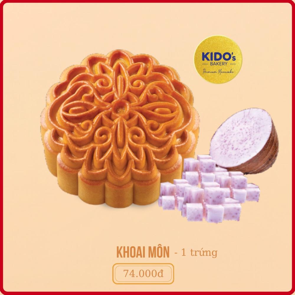 Bánh trung thu KIDO’s Bakery nhiều vị tự chọn  150g/bánh ( Tặng kèm hộp cao cấp-chỉ nhận đơn 2 bánh và 4 bánh/hộp )