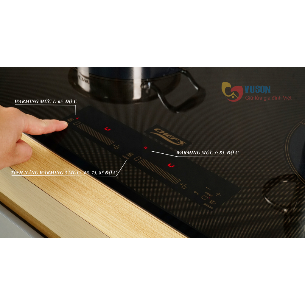 Bếp từ Chef's EH-DIH888S - Hàng Chính Hãng