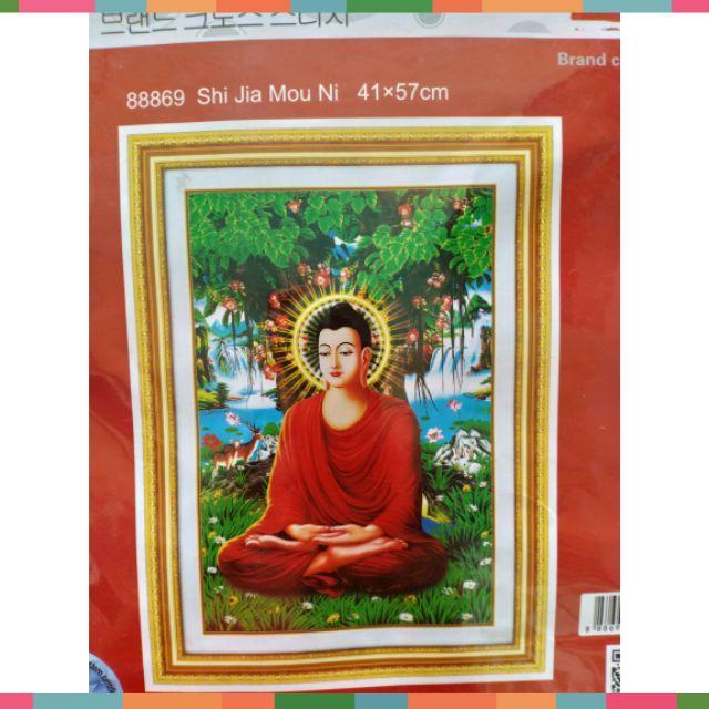 Tranh thêu phật Thích cả kt 41*57cm