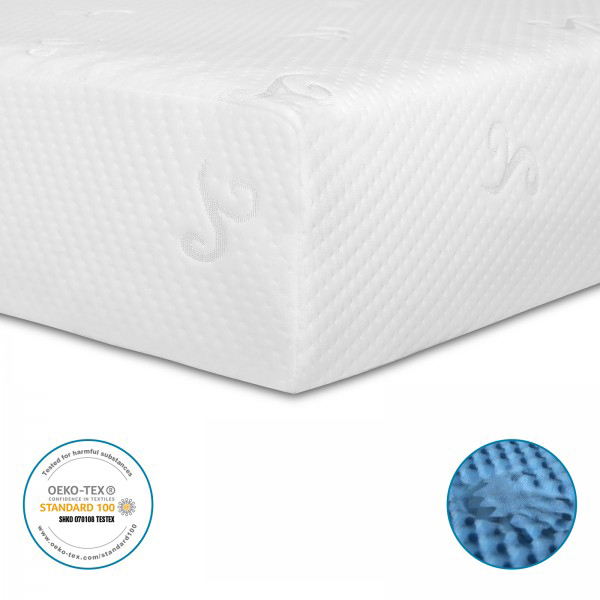 Topper nệm Sea Choice làm bằng Cool gel memory foam + sponge có 5 kích thước được chọn dày 5 - Bảo hành 10 năm