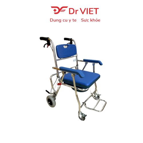 Ghế bô đa năng nhôm có bánh xe, thắng tay X-35
