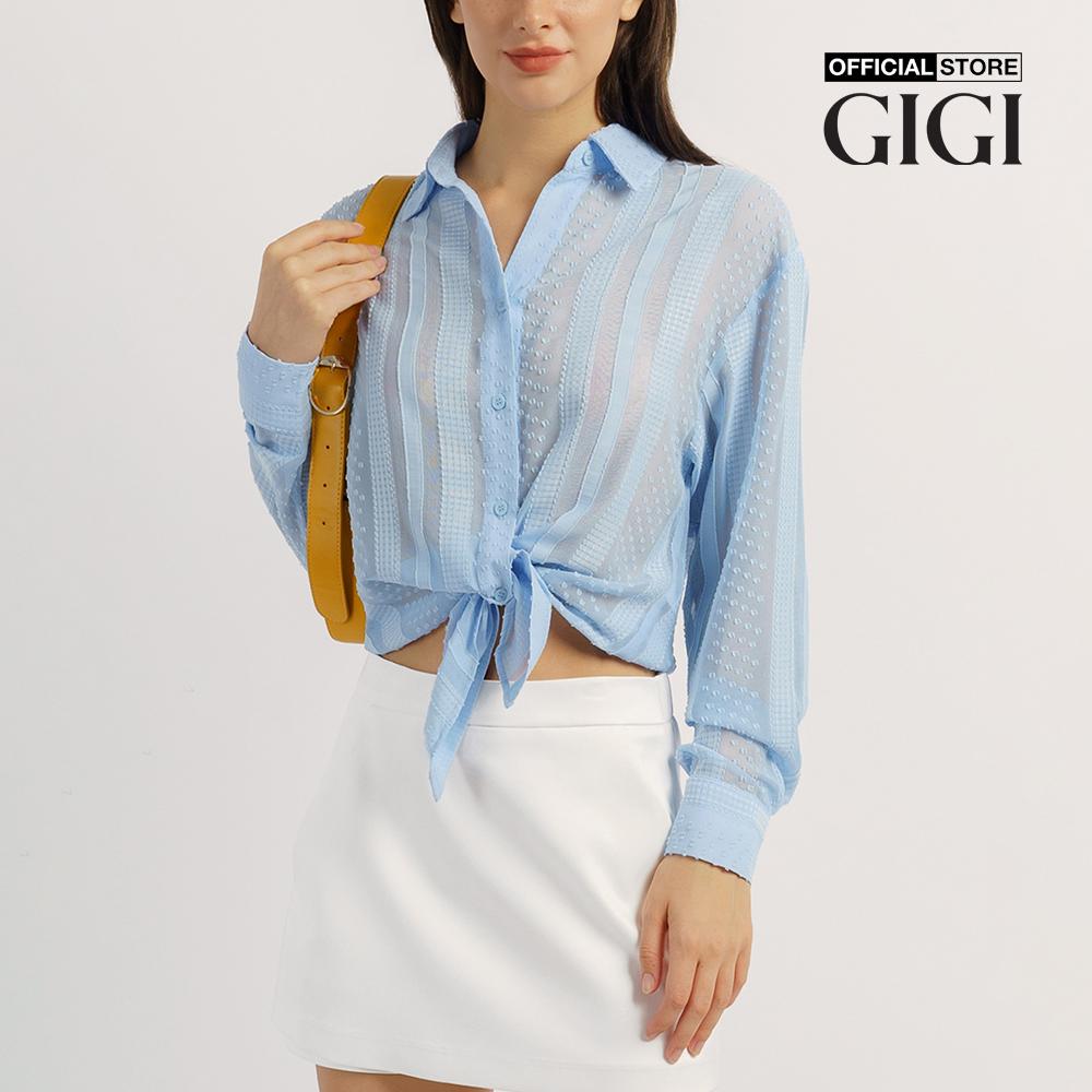 GIGI - Áo sơ mi nữ tay dài phom suông thanh lịch G1108T221213-24