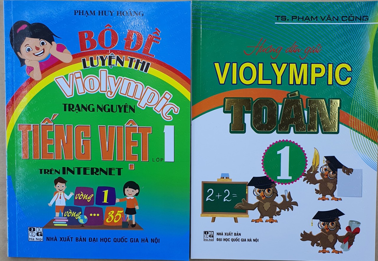 ComBo Bộ Đề Luyện Thi Violympic Trạng Nguyên Tiếng Việt Trên Internet Lớp 1 + Hướng dẫn giải VIOLYMPIC Toán 1