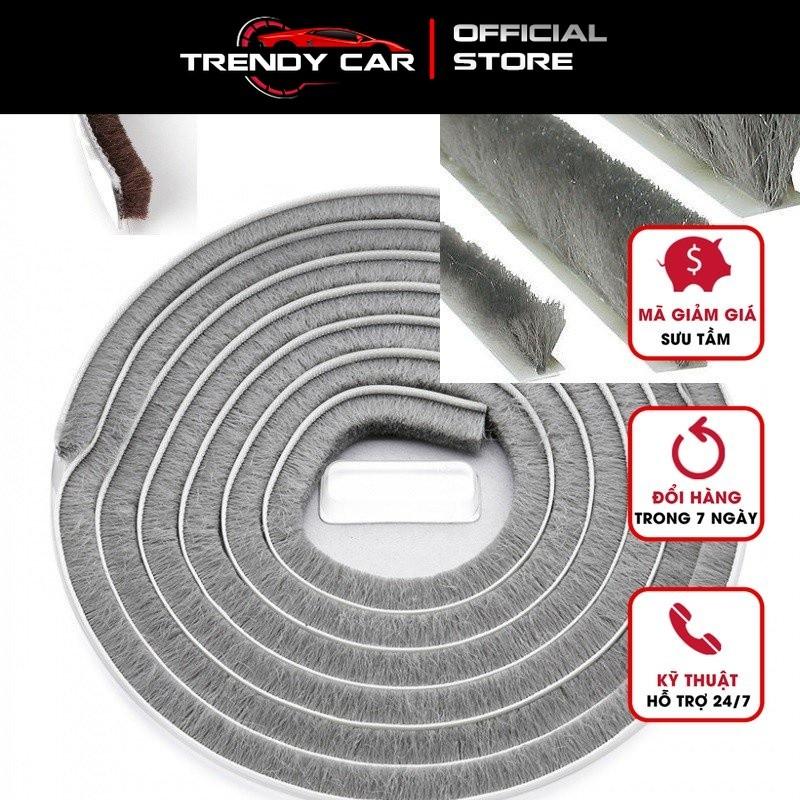 Ron sợi dán khe khung cửa, tấm chắn chống bụi, gió, hơi điều hòa (7*12mm)-Đơn vị bán 3 mét Trendycar