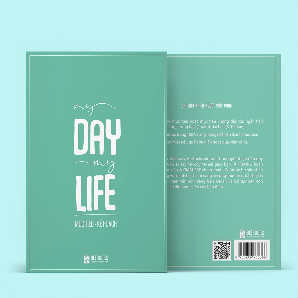 [GIFT] - Sổ tay ghi chép mục tiêu - kế hoạch My Day My Life