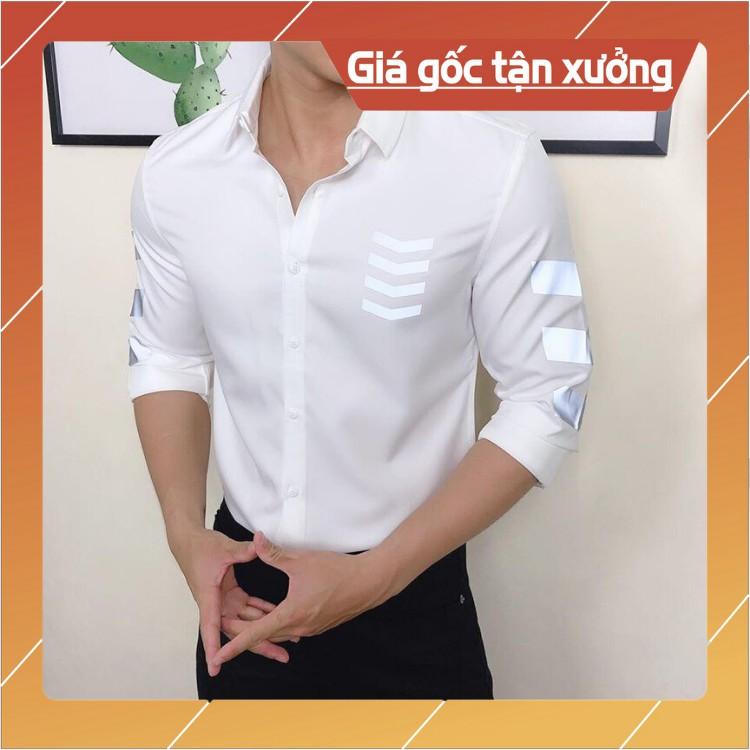 Áo Sơ Mi Nam Dài Tay Phối Hình In 3D PONIVA