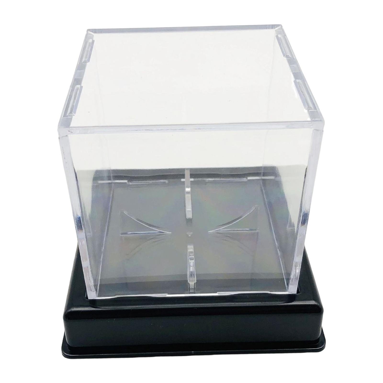 2Pcs Acrylic Baseball Holder Visual Collector for Restaurant