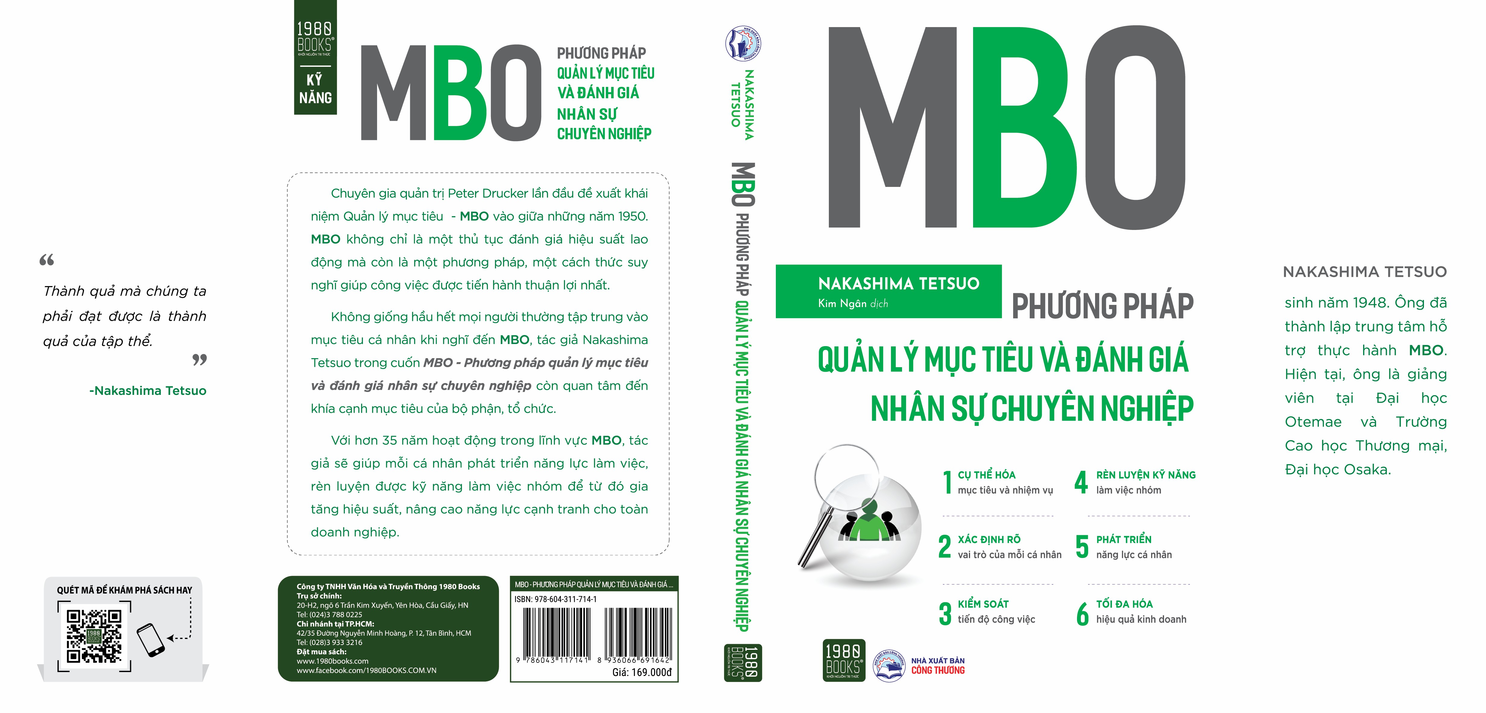 Hình ảnh Sách - MBO Phương pháp quản lý mục tiêu và đánh giá nhân sự chuyên nghiệp - 1980Books