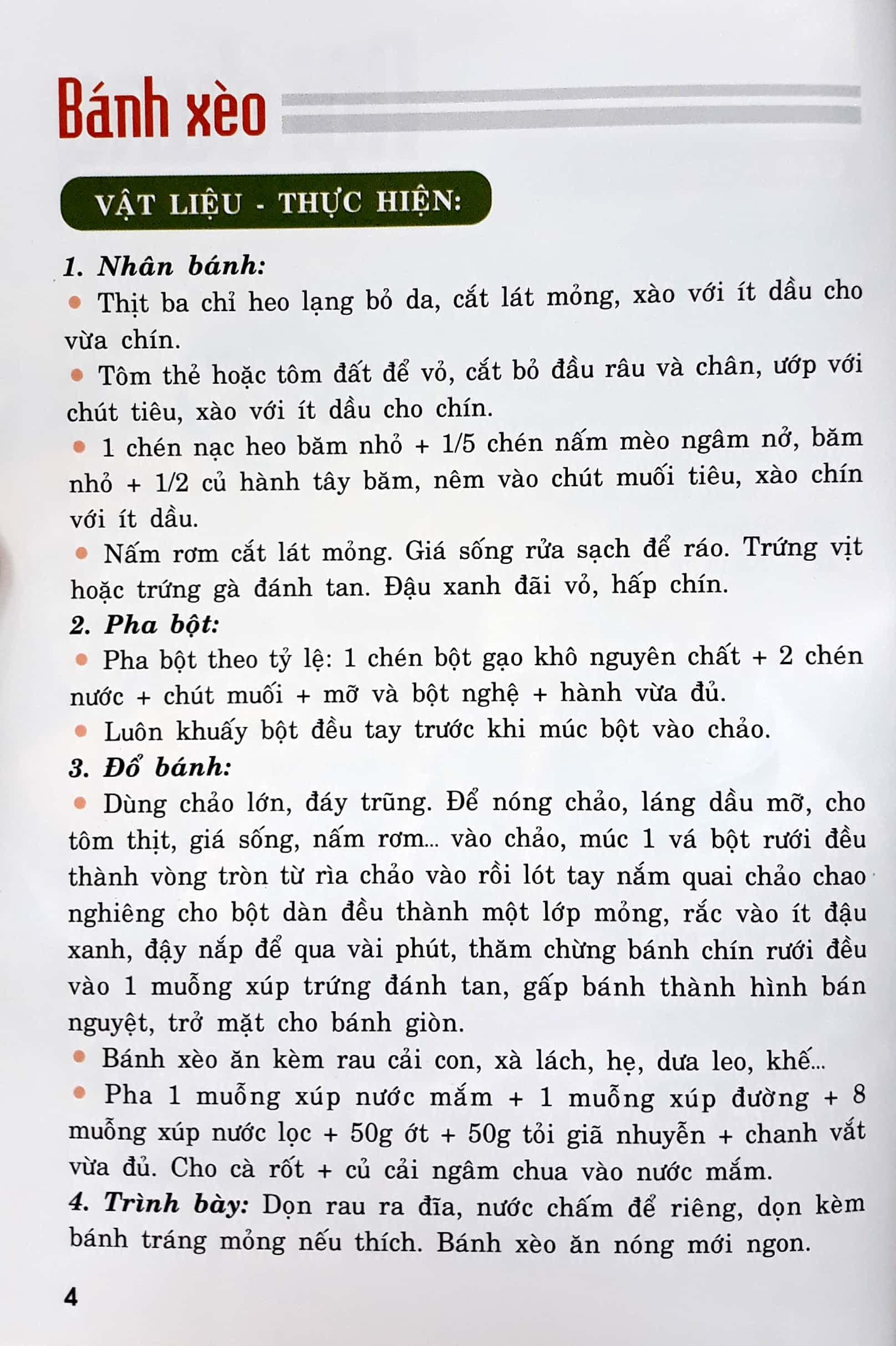 Sách Nấu Ăn Ngon - Các Món Bánh