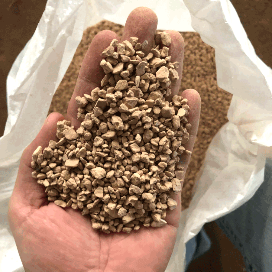 Đất trồng sen đá, xương rồng, bonsai Diatomite 3-6mm - dùng rải mặt chậu, phối trộn, cải tạo đất, đuổi sâu mọt, côn trùng