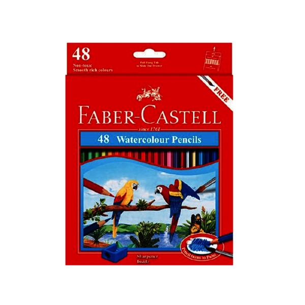 Chì Màu Nước Parrot - 48 Màu Dài Faber-Castell-114468