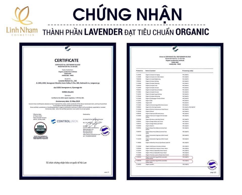Gel Tẩy Tế Bào Chết Lavender Organic Linh Nhâm (LAVENDER ORGANIC SCRUB CLEANSER) 120g, Giảm Mụn Trứng Cá, Không làm Khô Da