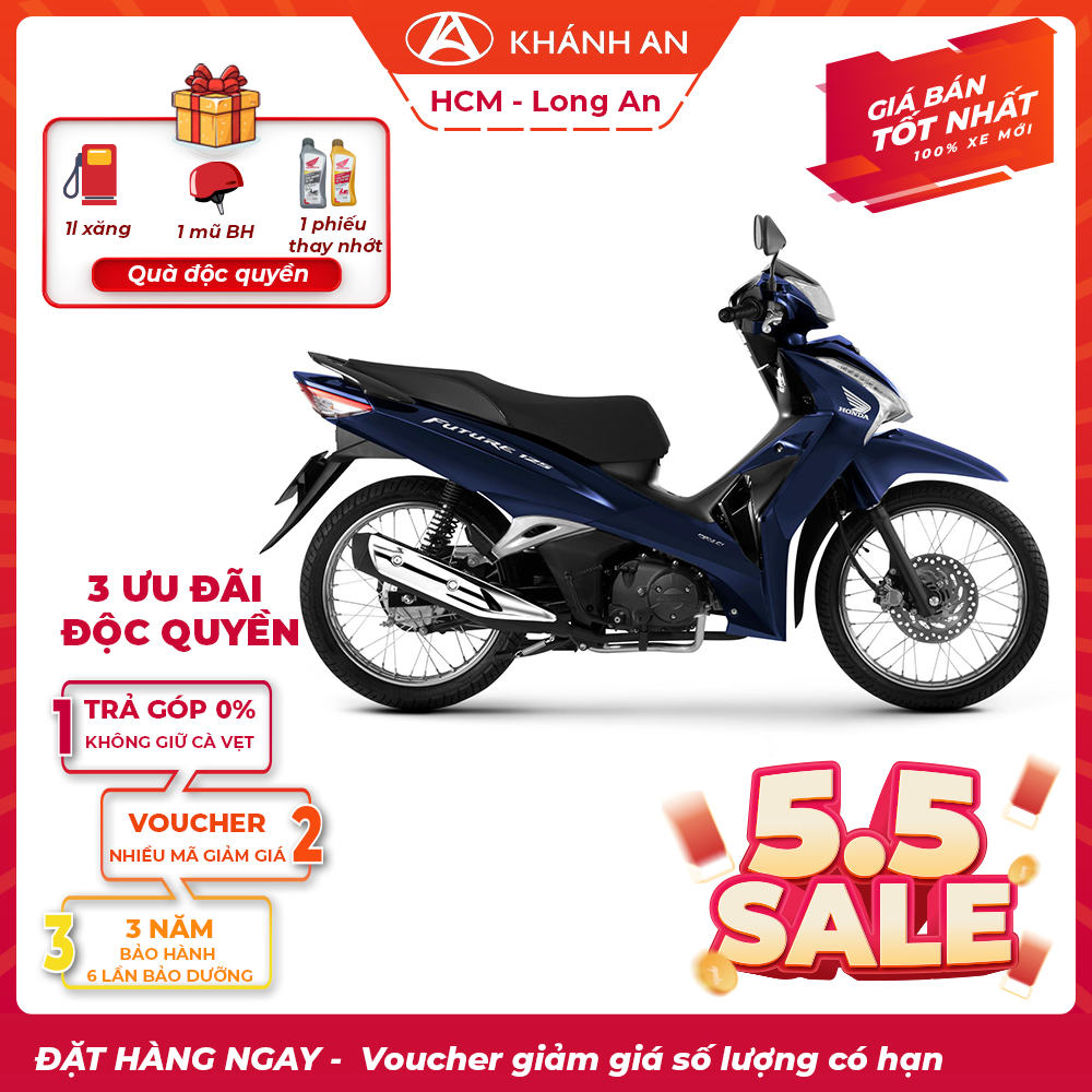 Xe Máy Honda Future 125 FI 2024 - Phiên bản Đặc biệt (Phanh đĩa - vành đúc)
