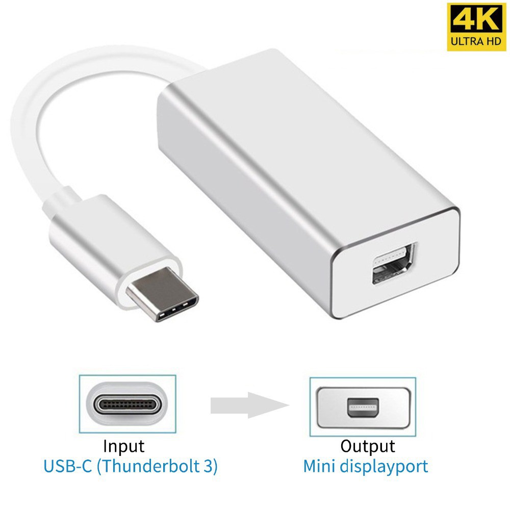 Cáp chuyển Type C ra Mini DisplayPort - Hàng nhập khẩu