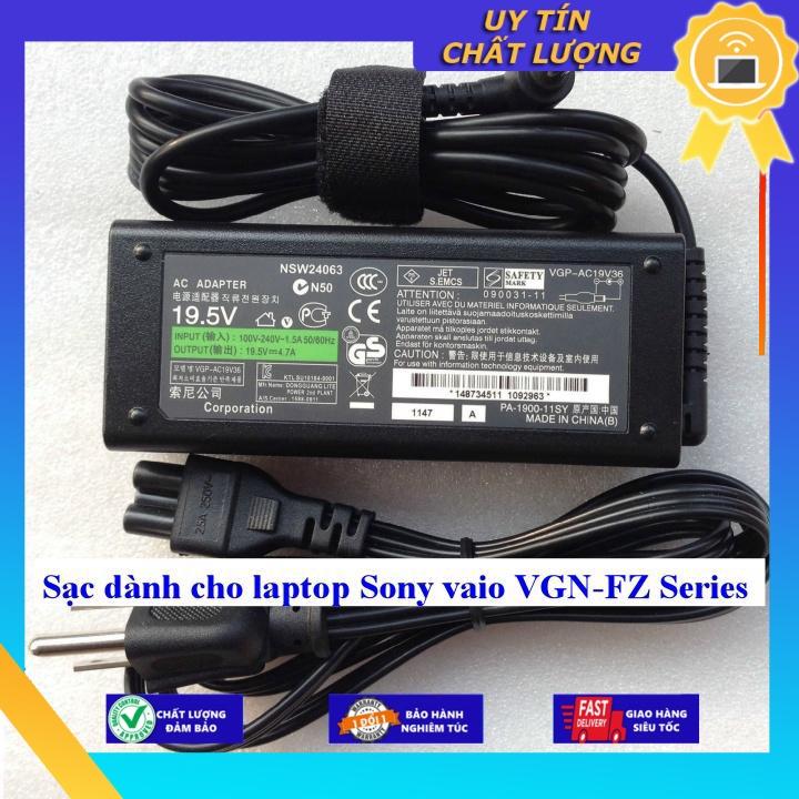 Sạc dùng cho laptop Sony vaio VGN-FZ Series - Hàng Nhập Khẩu New Seal