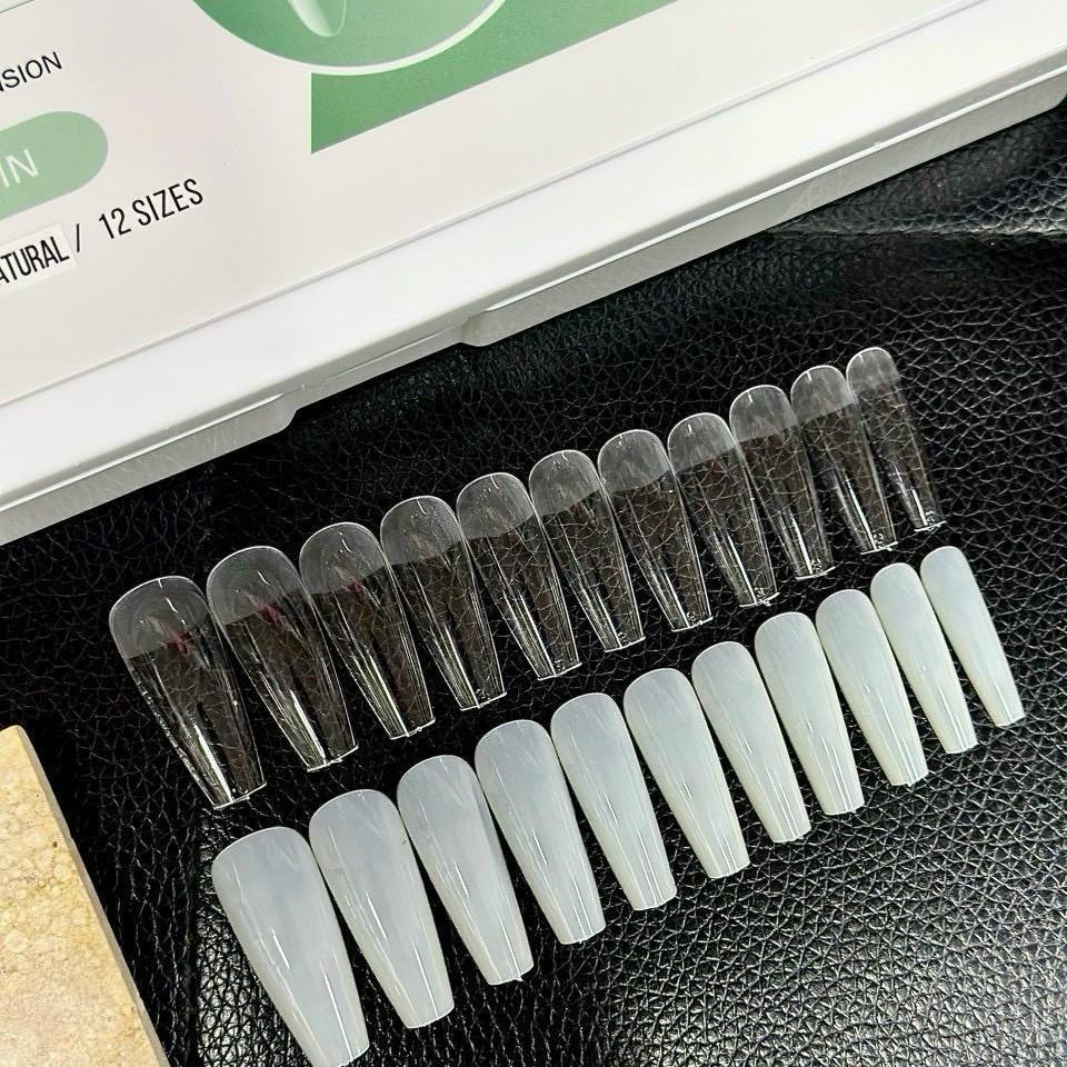 Móng Vinimay Soft Gel Hộp 552 Móng Cao Cấp Làm Nail Đủ 12 Size 7 Form Thông Dụng, Siêu Dẻo Dài Ngắn Tiện Lợi Nữ Women