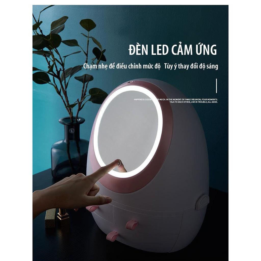 Hộp Trang Điểm Led cảm ứng 2021