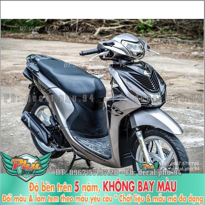 Tem rời Vario Xám Chỉ đen