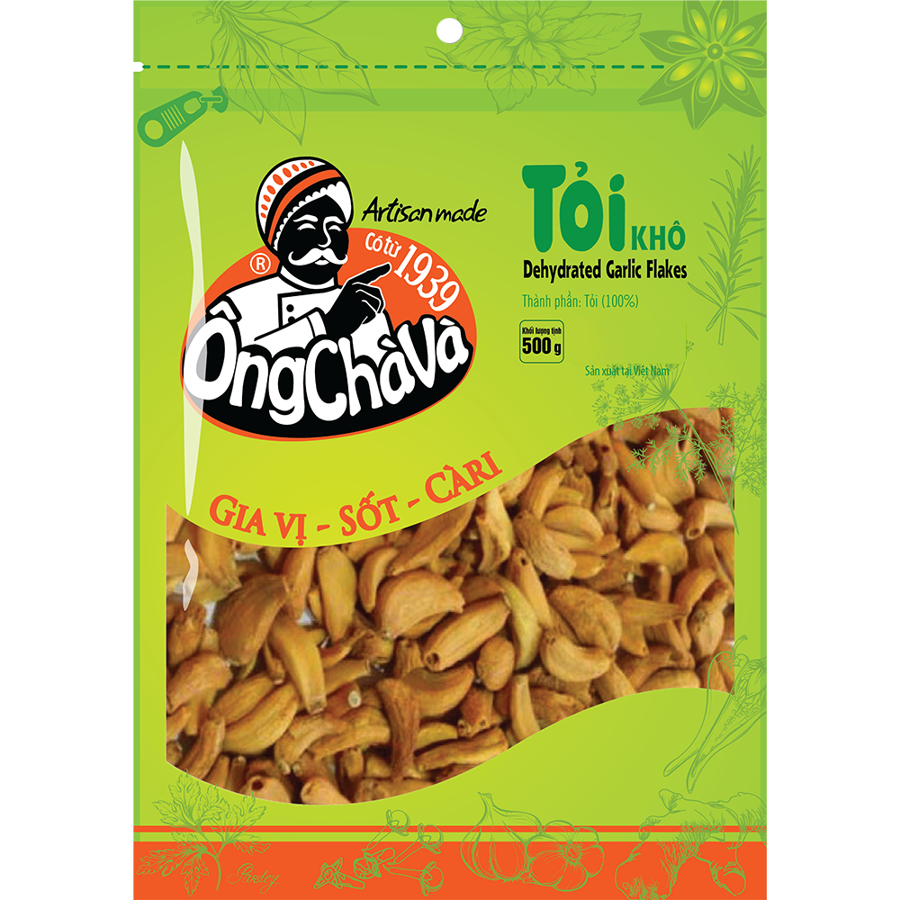 Tỏi Khô Nguyên Tép Ông Chà Và 500g (Dried Garlic)