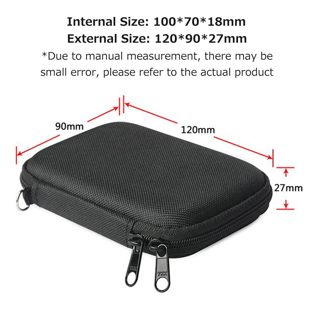 Nylon Shockproof Storage Bag Portable Mouse Storage Bag Protective Case Compatible with Apple Magic Mouse 2