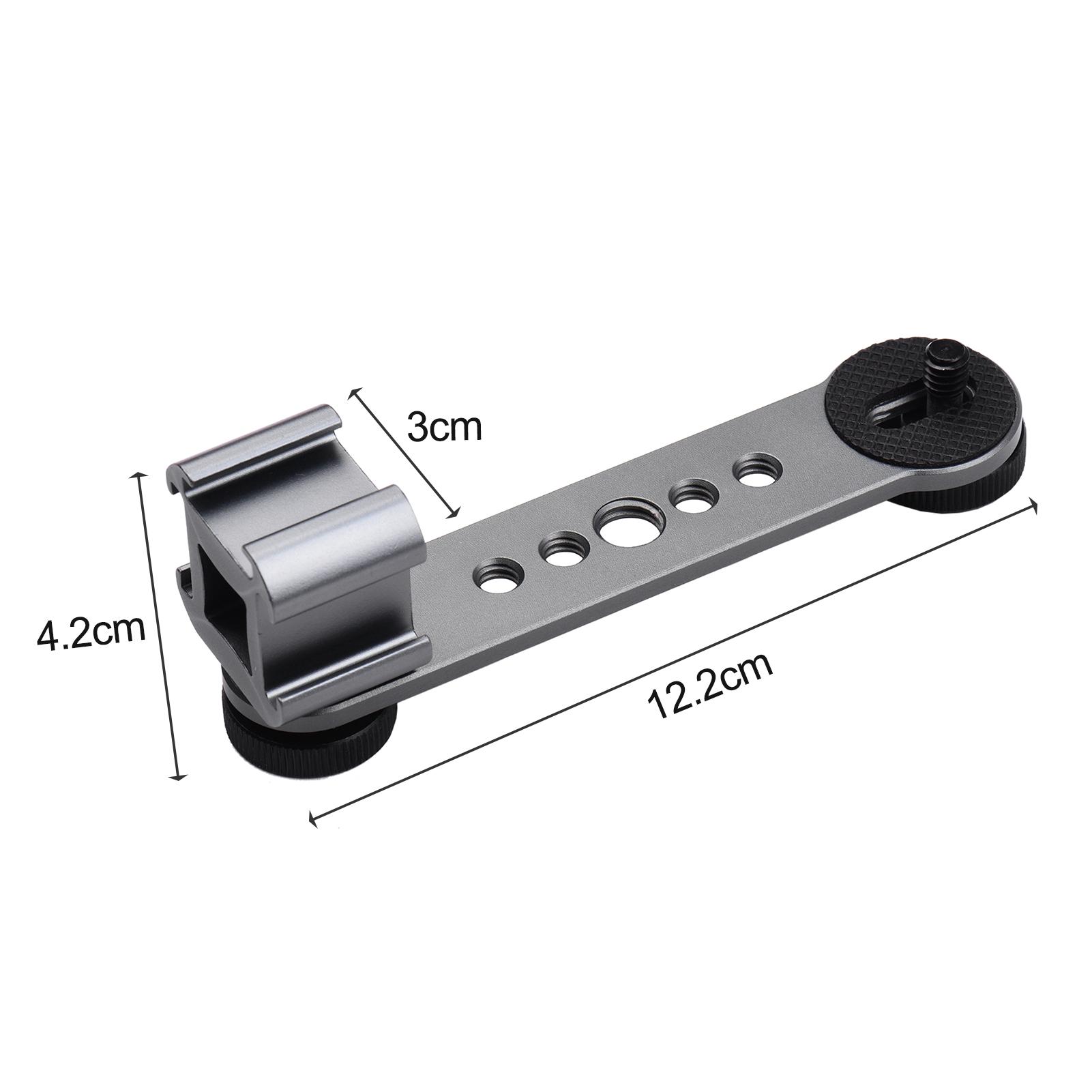Thanh mở rộng giá đỡ ba chiều với ren 1/4 inch & 3/8 inch cho đèn flash, chân máy, Gimbal