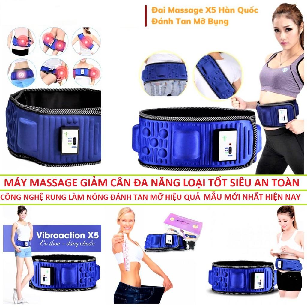 Máy đai massage giảm mỡ bụng đa năng công nghệ làm nóng đánh tan mỡ giảm cân hiệu quả