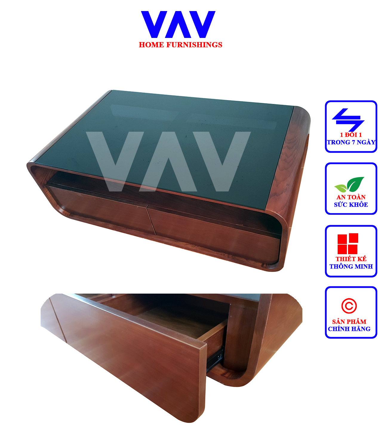 Bàn trà cao cấp | Chính hãng VAV