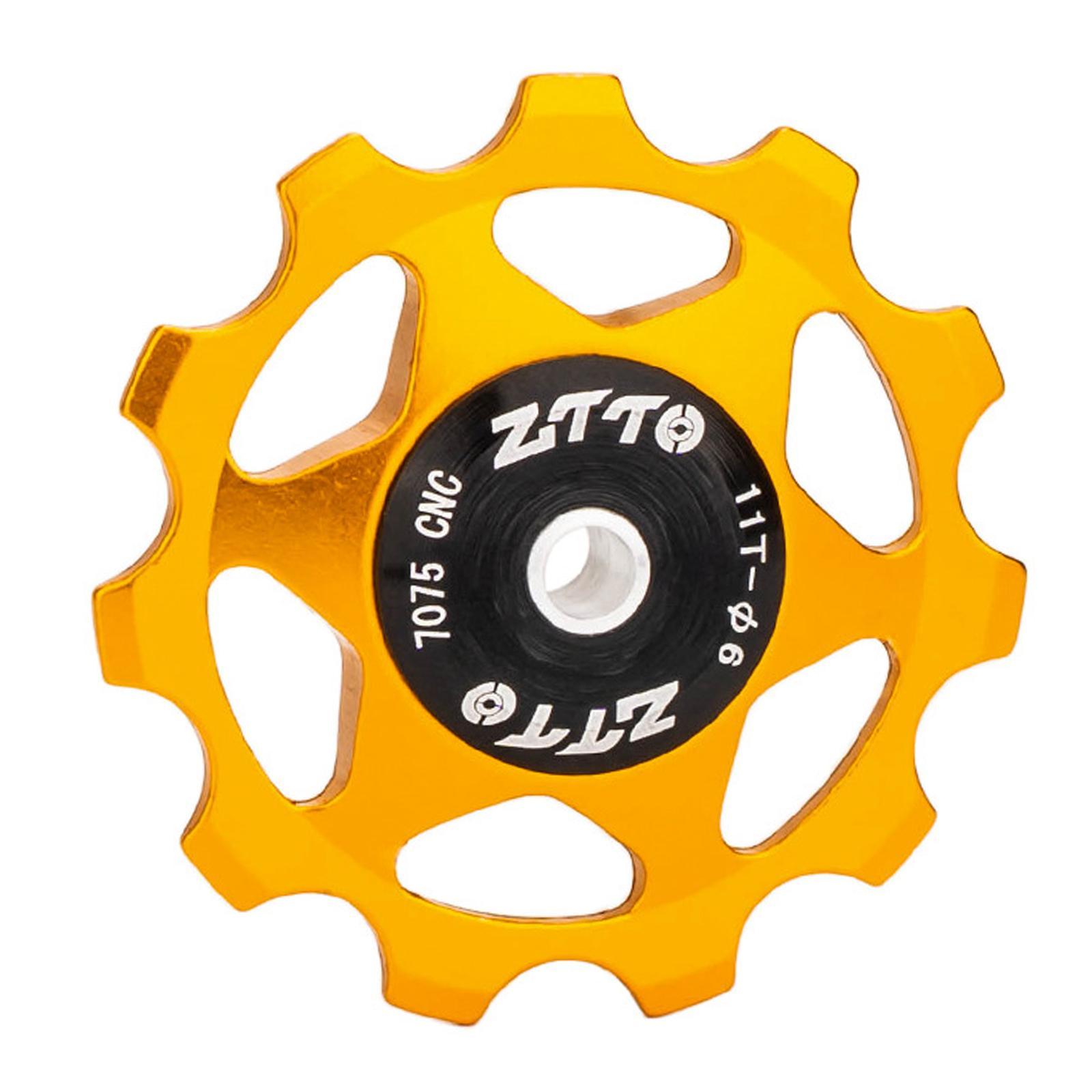 Bike Rear Derailleur Pulley Jockey Wheel Aluminum Alloy Ultralight Universal Bike Accessories Parts BMX Components Road Bike Pulleys Bearing