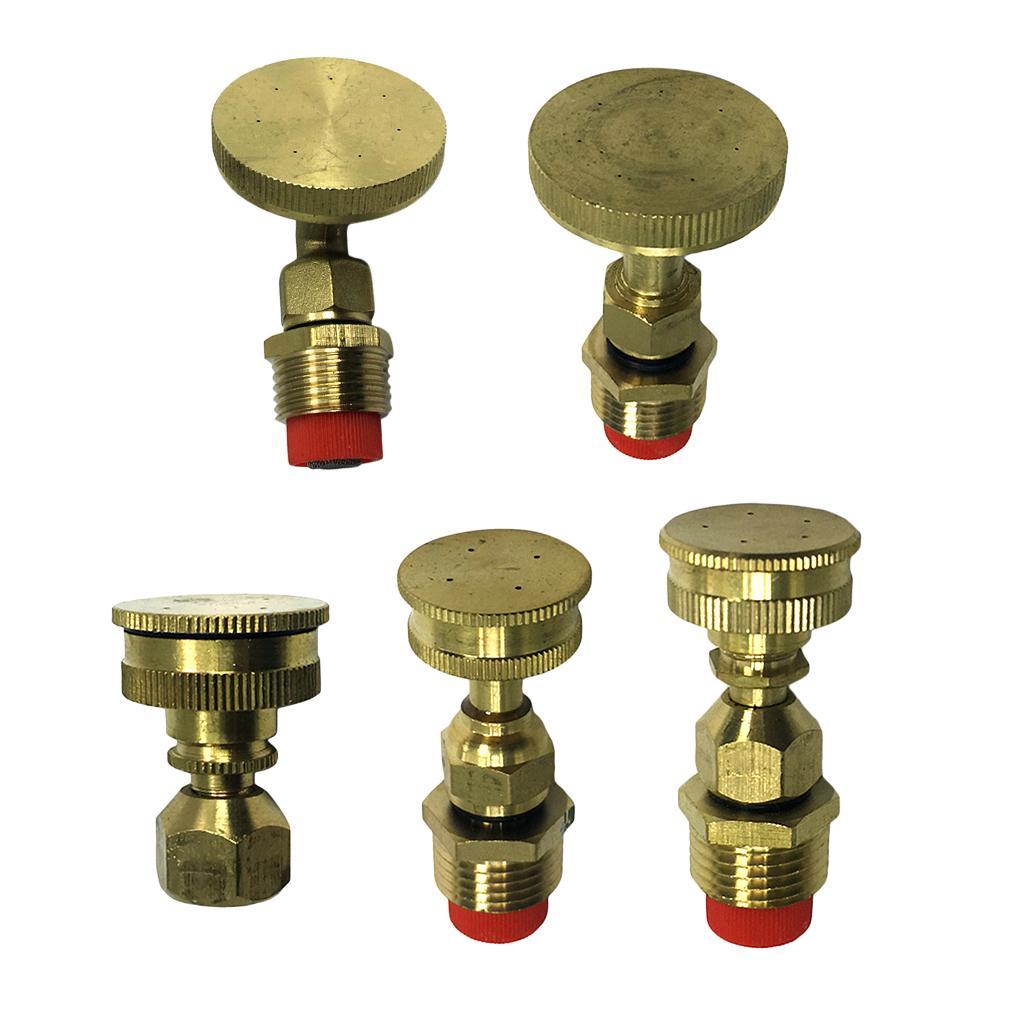 GARDEN BRASS HOSE CONNECTOR ADAPTOR FITTINGS MISTING NOZZLE