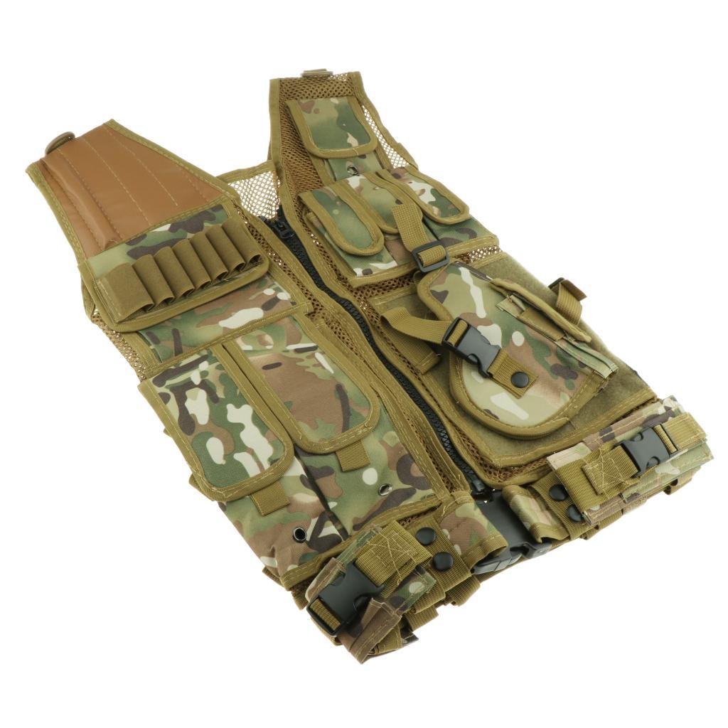 600D Tactical Vest Combat Assault Molle Attachment Rig Combat Training Vest