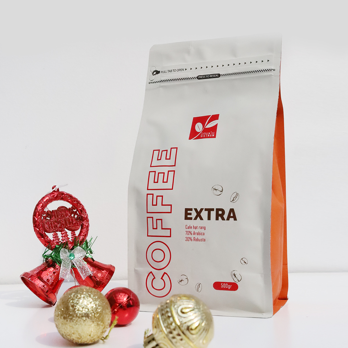 Cà phê hạt rang Extra  gói 500Gr
