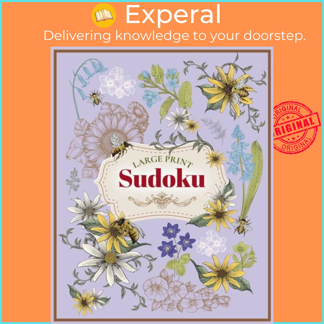 Sách - Large Print Sudoku by Eric Saunders (UK edition, paperback)