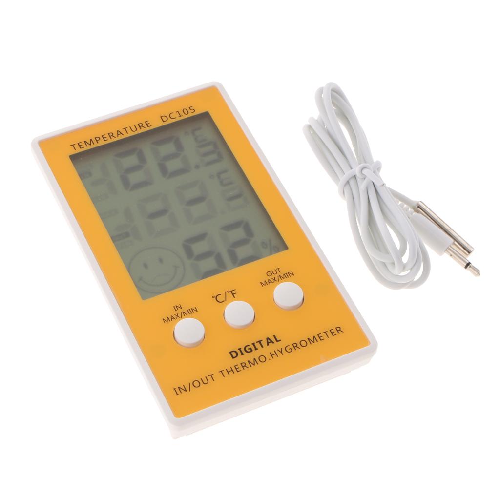 Multi-function Large Screen Display Temperature And Humidity Meter DC105