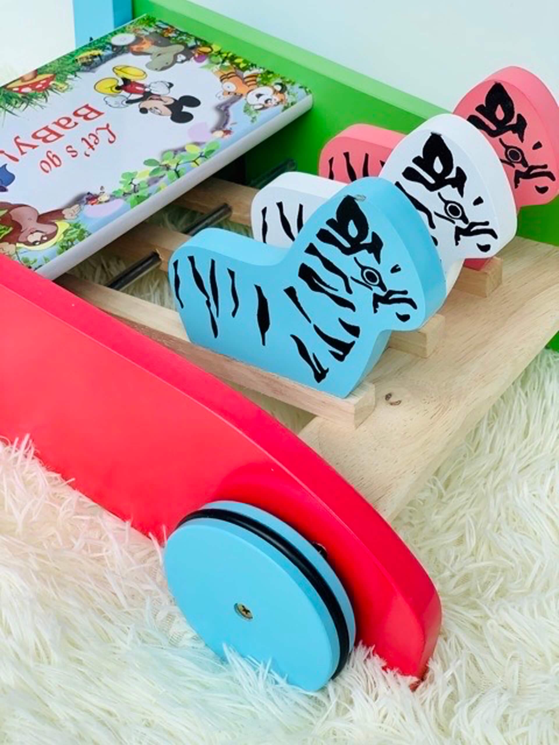 Xe Gà Tập Đi Bằng Gỗ Cho Bé VinaStar - Hàng Chuẩn