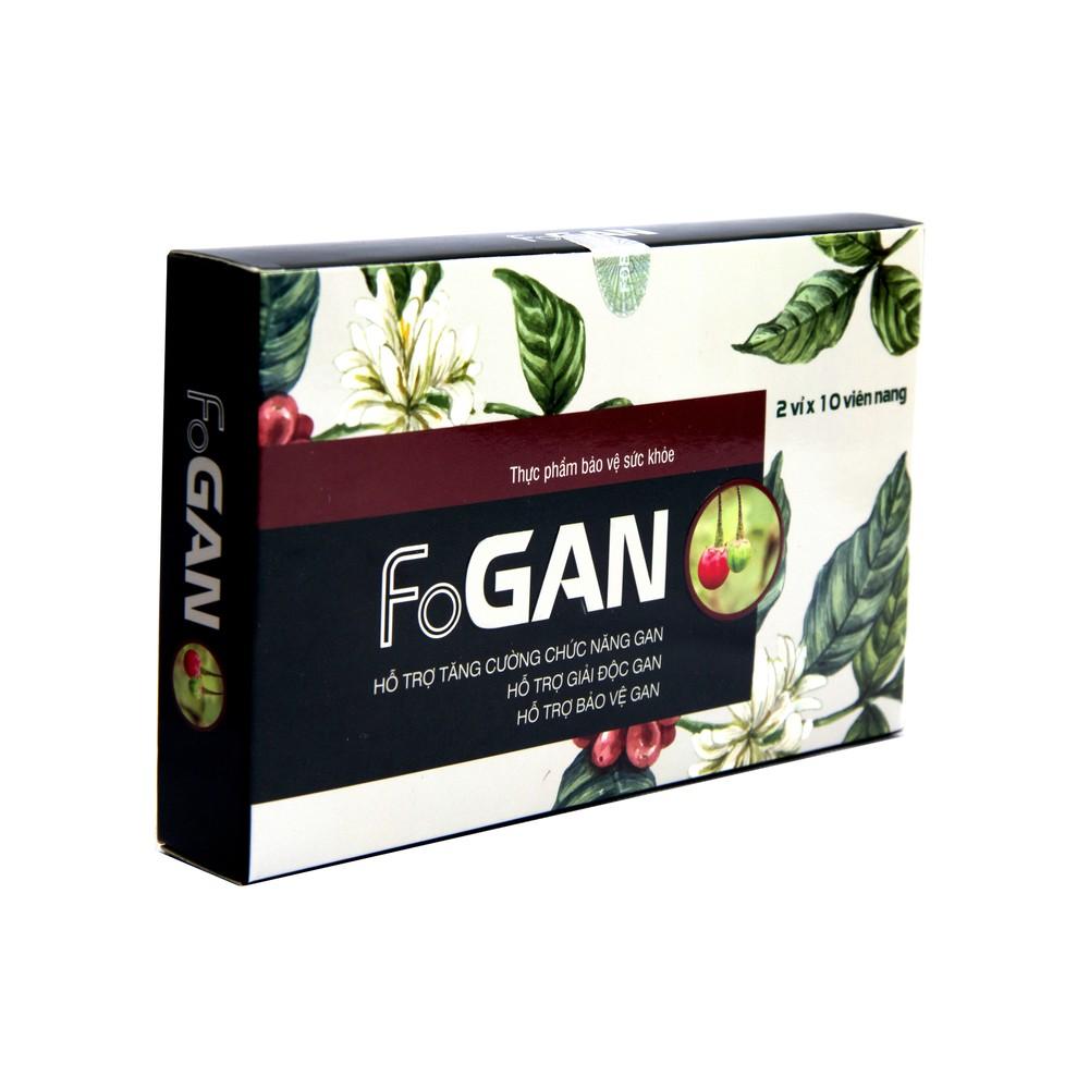 Viên Uống Mát Gan Giải Độc Gan Thanh Nhiệt Cơ Thể FoGan - Hộp 20 viên