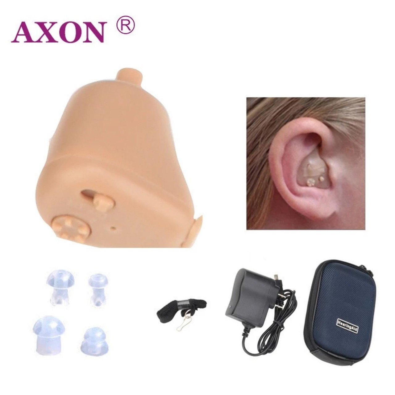 AXON K88 Pin Sạc Không Dây: Máy Trợ Thinh Nhét Tai - Lựa Chọn Tốt cho Sức Khỏe Tai