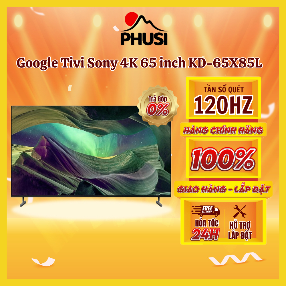 Google Tivi Sony 4K 65 inch KD-65X85L - Model 2023