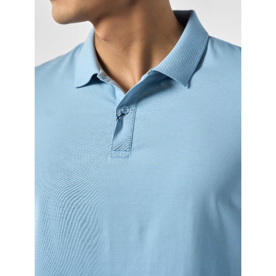 OWEN - Áo polo nam Owen màu xanh dương nhạt 231339 - Áo thun nam ngắn tay có cổ