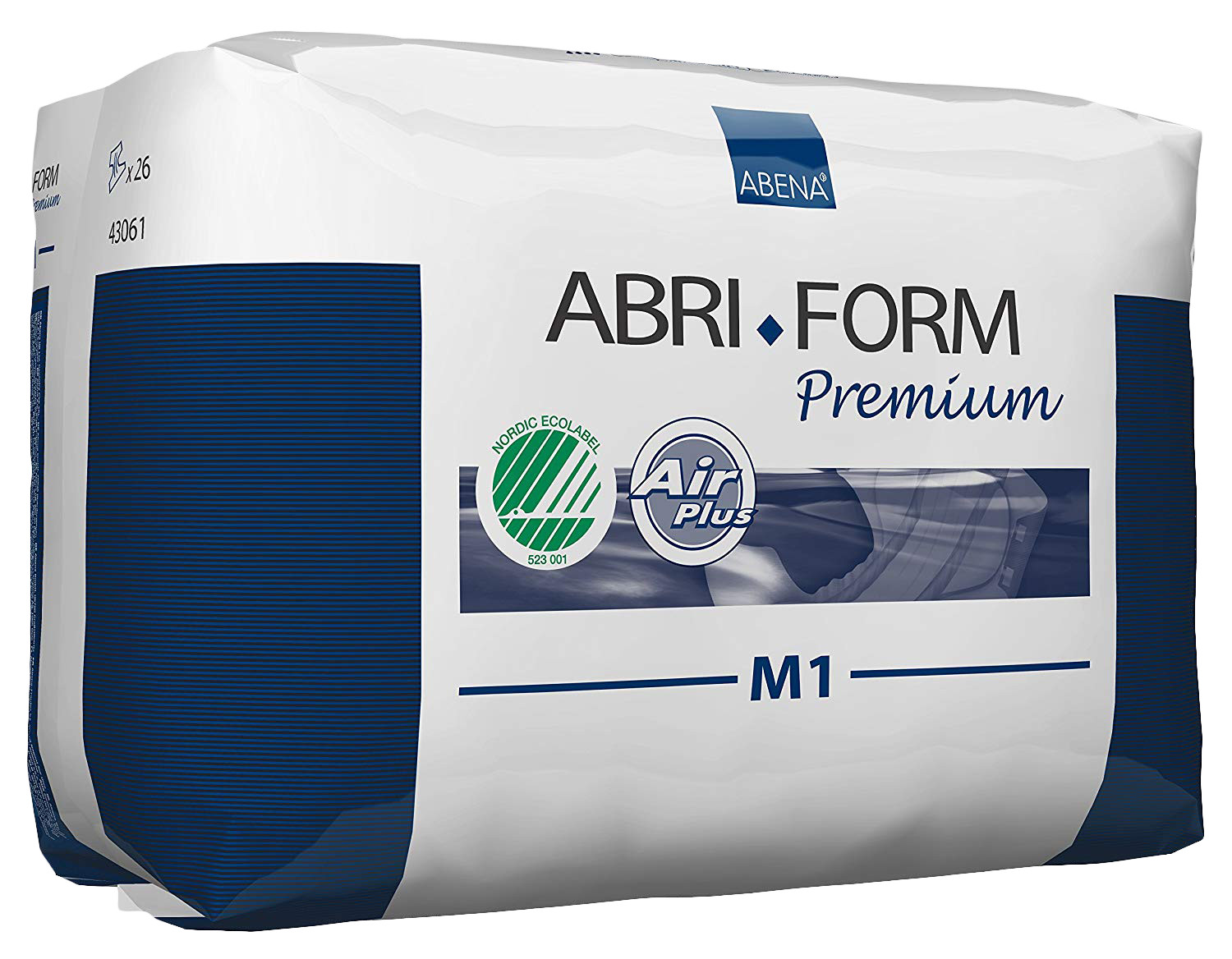 Combo 3 bịch tã dán người lớn Abena Abri Form Premium M1 - Nhập khẩu Đan Mạch (Gói 10 miếng)