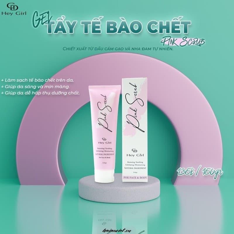 TẨY TẾ BÀO CHẾT NHA ĐAM PINK SCUB  ( hải âu việt chính hãng) 