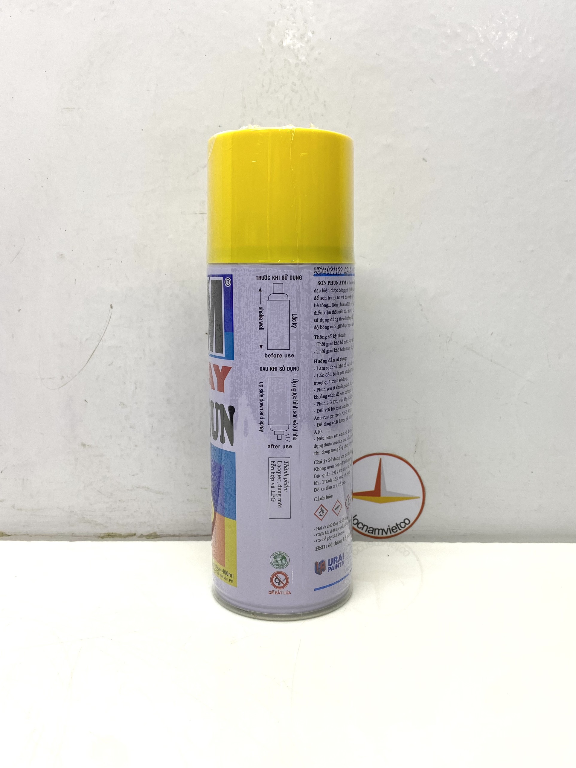 Sơn xịt màu vàng ATM A218
