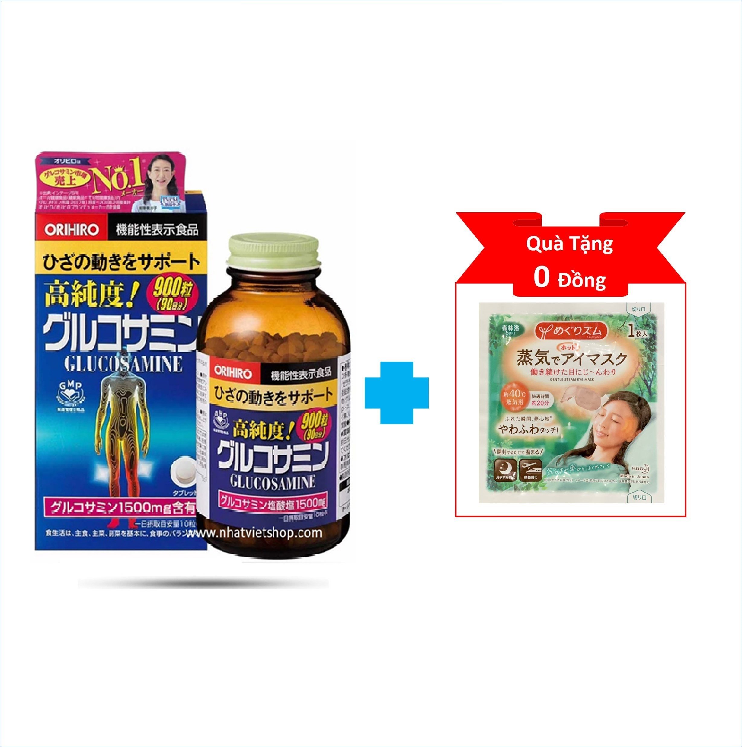 Viên uống bổ xương khớp Glucosamine Orihiro 900 viên