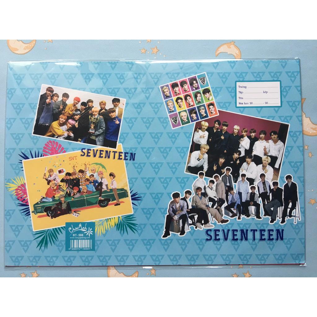 Bao vở Seventeen ( 1 xấp gồm10 bao)