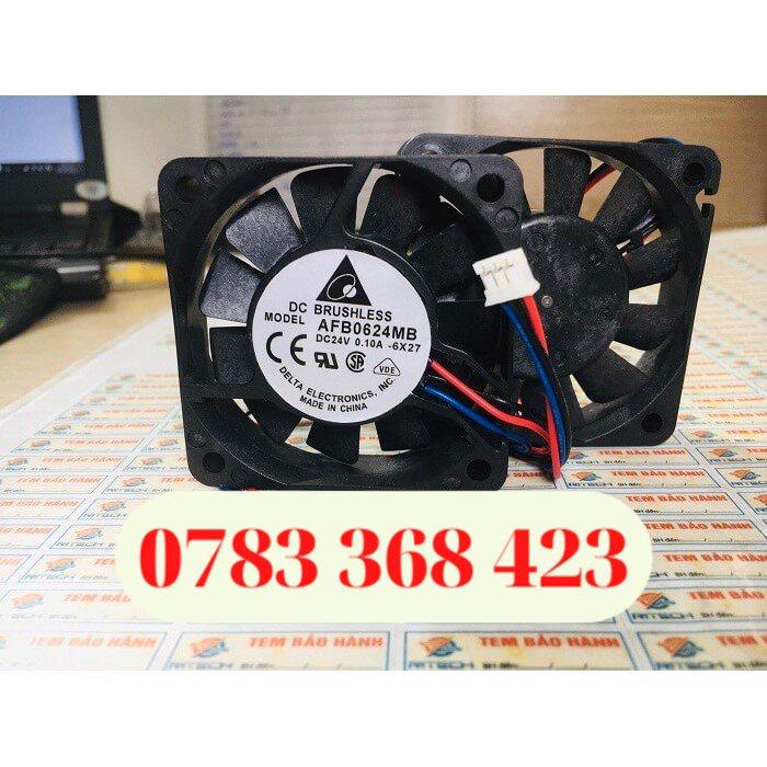 Quạt Delta AFB0624MB 24V 0.10A 60*60*15mm New, Xuất vat, giao hàng toàn quốc