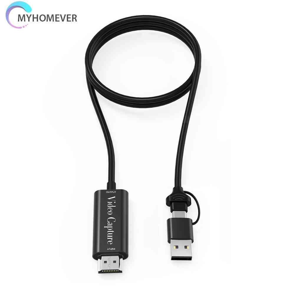 Card Chuyển Đổi USB A / C Giao Diện Kép HDMI Sang USB Thẻ
