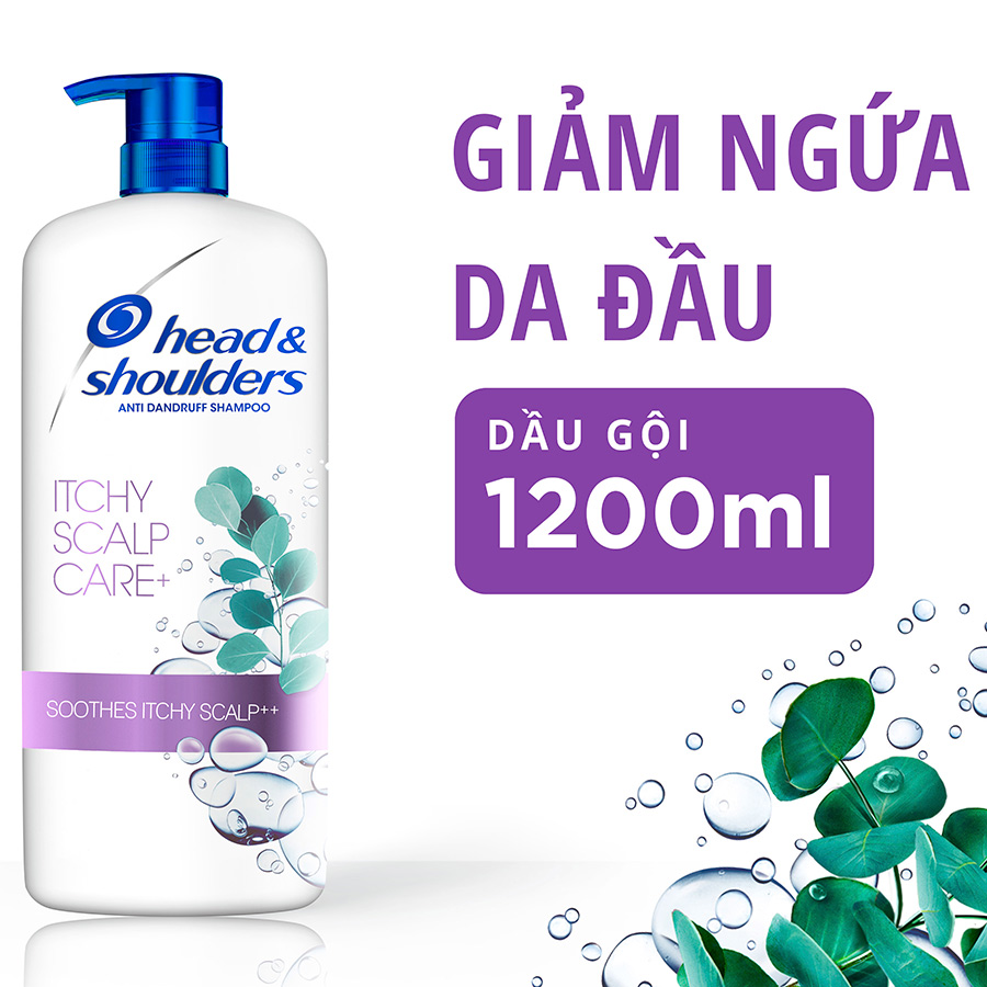 Dầu Gội Head&Shoulders Dành Cho Da Đầu Ngứa Chai 1200ml