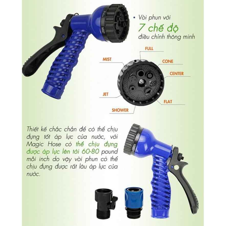 Vòi nước giãn nở tưới cây, rửa xe 15m